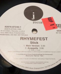 Stick vinyl record