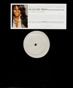 All Nite (Don't Stop) (So So Def Remix) / R&B Junkie vinyl record