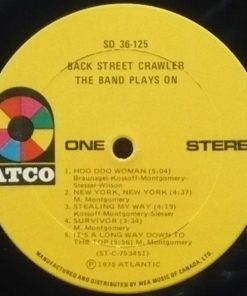 The Band Plays On vinyl record