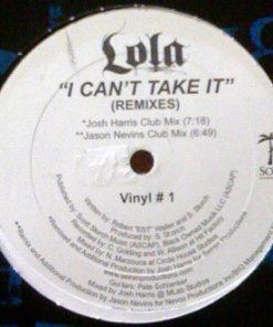 I Can't Take It (Remixes) (Vinyl #1) vinyl record