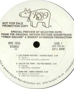 Special Preview Of Selected Cuts From The Original Motion Picture Soundtrack "Times Square" A Robert Stigwood Production vinyl record