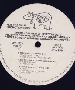 Special Preview Of Selected Cuts From The Original Motion Picture Soundtrack "Times Square" A Robert Stigwood Production vinyl record