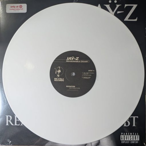 Jay-Z - Reasonable Doubt Target Exclusive White Vinyl - Fire Vinyl